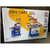 Image 2 : 1 BBQ Grill Kids Kitchen Toy Play Set - 61PCS - Blue - Brand New!