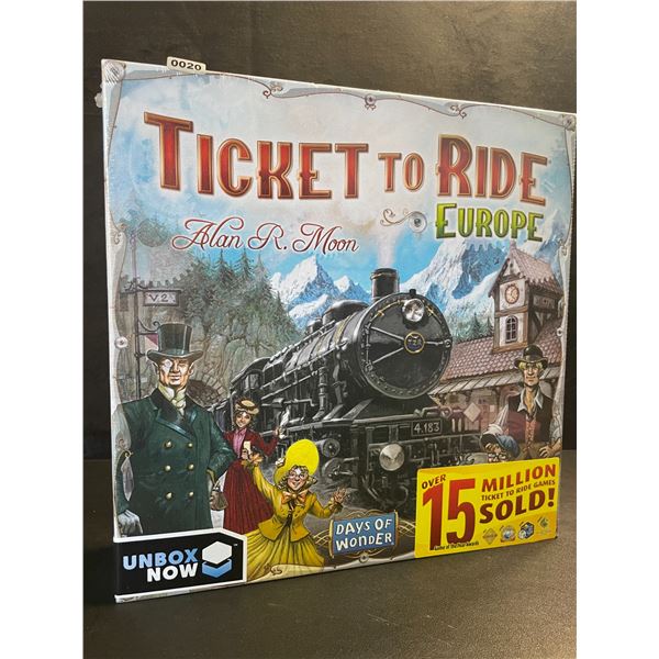 1 Ticket to Ride: Europe - A Family Board Game by Days of Wonder (2-5 Players) - New Sealed!