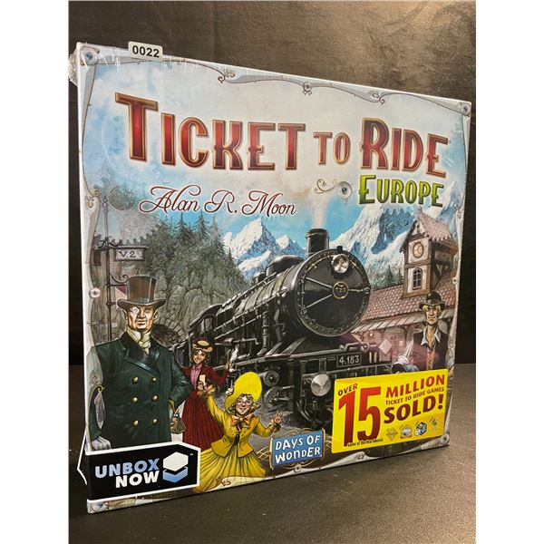 1 Ticket to Ride: Europe - A Family Board Game by Days of Wonder (2-5 Players) - New Sealed!