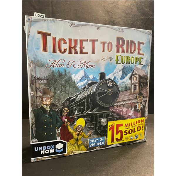 1 Ticket to Ride: Europe - A Family Board Game by Days of Wonder (2-5 Players) - New Sealed!