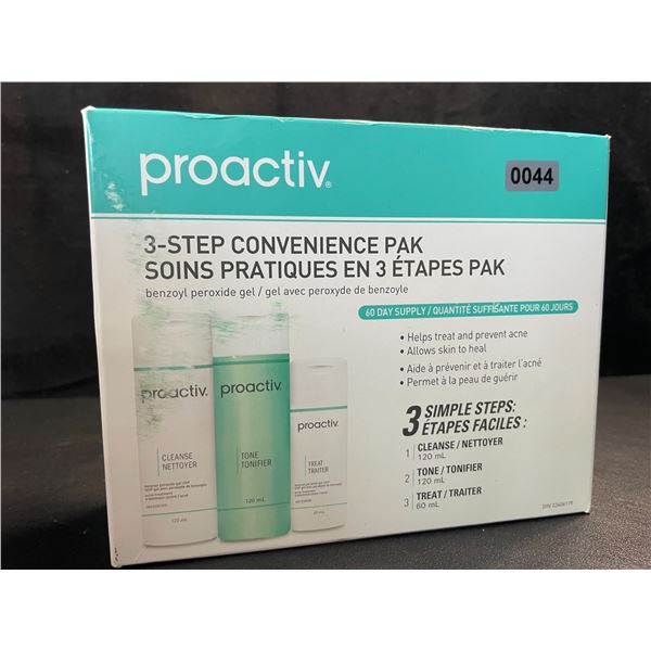 Proactiv 3-Step Convenience Pak for Treating Acne - Cleanse, Tone, Treat - New