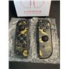 Image 3 : 1 Set of Gold/Black Pikachu Pokemon Design Joycon Controllers for Nintendo Switch - New