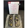 Image 2 : 1 Set of Gold/Black Pikachu Pokemon Design Joycon Controllers for Nintendo Switch - New