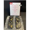 Image 2 : 1 Set of Gold/Black Pikachu Pokemon Design Joycon Controllers for Nintendo Switch - New
