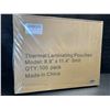 Image 2 : 100-Pack of Clear Thermal Laminating Pouches/Laminating Sheets - 8.9" x 11.4" - New Sealed