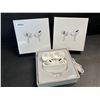 Image 1 : 2 Pairs of TWS Airpod-Style Wireless Earbuds with Charging Cases - White - New