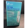 Image 3 : 1 TP-Link AC1200 Mesh Wi-Fi Extender/WiFi Booster - Works with Any WiFi Router - New Sealed!