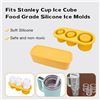 Image 4 : 2 Ice Cube Tray Molds for Making Tumbler Mug Ice Cubes (for 20-40oz Tumbler Mugs) - New