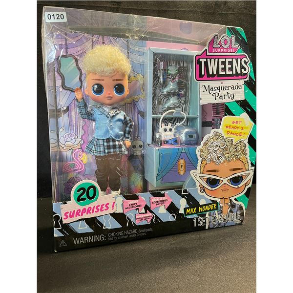 1 LOL Surprise Tweens Masquerade Max Wonder Party Doll/Toy Play Set - New