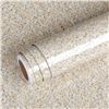 Image 3 : 4 Rolls of Self-Adhesive Peel and Stick Granite Countertop Adhesive Paper/Waterproof Wallpaper - New