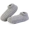 Image 1 : 1 Pair of Lemzone Men's Warm Non-Slip Slipper Socks w/ Sherpa Lining (Size M) New in Box