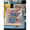 Image 2 : 4 Disney Stitch Theme 5D Diamond Painting Art Kits with Wooden Frames - Brand New