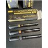 Image 2 : 3 Multi-Packs of Chrome Art Markers - High-Gloss Liquid Chromium (3pcs/Colors Each) - New