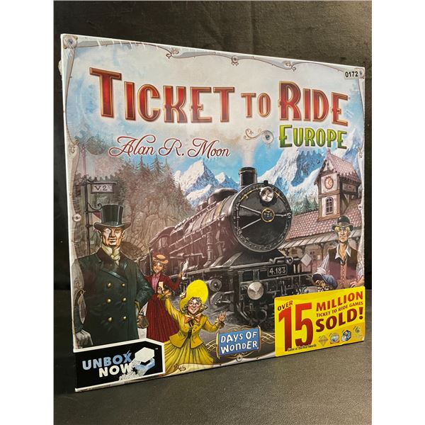 1 Ticket to Ride: Europe - A Family Board Game by Days of Wonder (2-5 Players) - New Sealed!