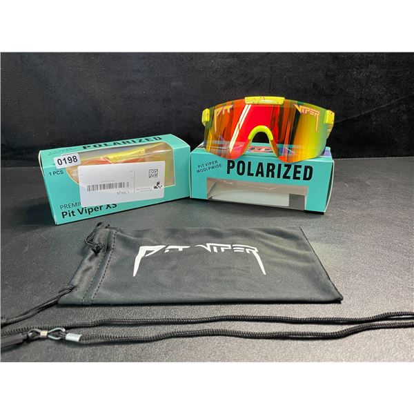 2 Pairs of Kids/Youth Pit Viper Polarized Sunglasses (For Ages 2-6yrs) - New