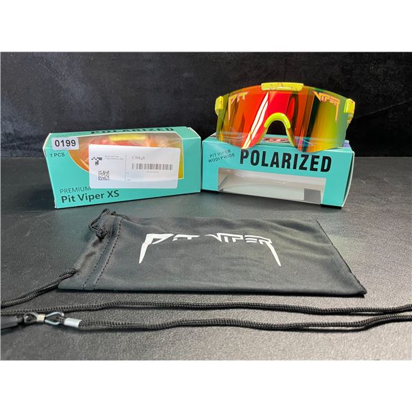 2 Pairs of Kids/Youth Pit Viper Polarized Sunglasses (For Ages 2-6yrs) - New