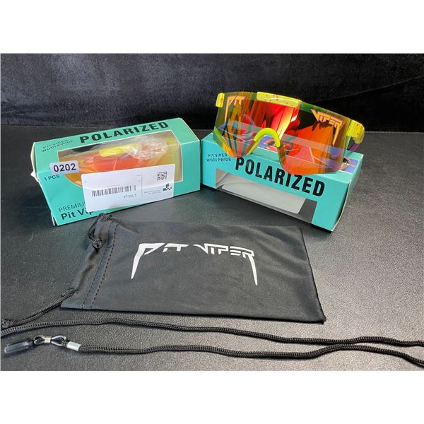 2 Pairs of Kids/Youth Pit Viper Polarized Sunglasses (For Ages 2-6yrs) - New