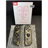 Image 2 : 1 Set of Gold/Black Pikachu Pokemon Design Joycon Controllers for Nintendo Switch - New
