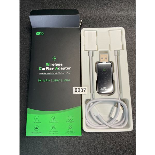1 Wireless CarPlay Adapter - Plug & Play Design; Converts Wired to Wireless CarPlay - Brand New