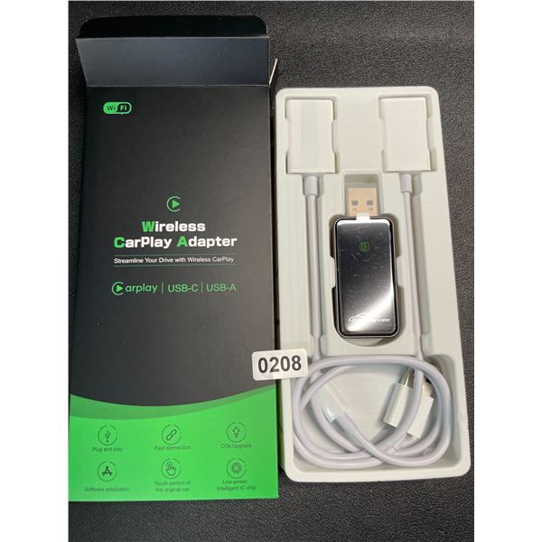 1 Wireless CarPlay Adapter - Plug & Play Design; Converts Wired to Wireless CarPlay - Brand New