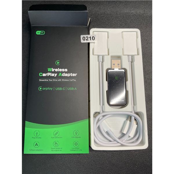 1 Wireless CarPlay Adapter - Plug & Play Design; Converts Wired to Wireless CarPlay - Brand New