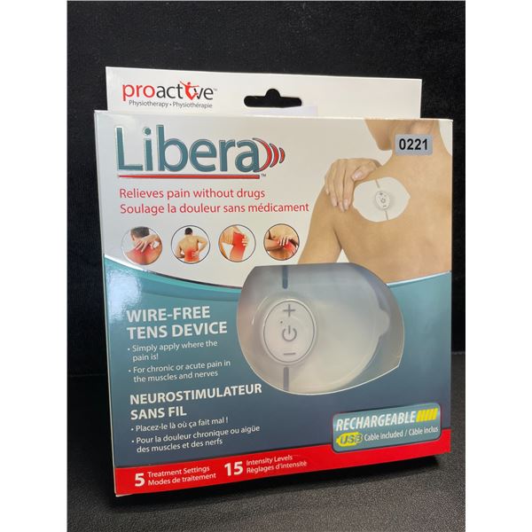 1 ProActive Libera Wire-Free TENS Device for Pain Relieve in Muscles/Nerves - NEW