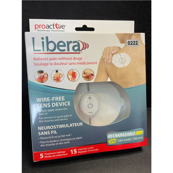 1 ProActive Libera Wire-Free TENS Device for Pain Relieve in Muscles/Nerves - NEW