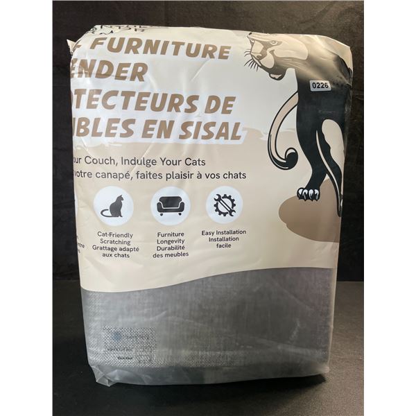 3PC Panther Armour Cat Scratch Mats for Furniture/Sofas (L/R Arm & Backrest) - Grey - New