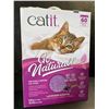 Image 1 : 1 Box of Catit Go Natural Pea Husk Clumping Cat Litter - Lavender-Scented - 5.6KG Box - New