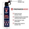 Image 2 : 4-Pack of Dry Stop Fire Sprays by Prepared Hero; Portable Fire Extinguishers/Easy to Use - NEW