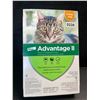 Image 1 : Advantage II Flea Treatment for Small Cats (2.3kg to 4kg) - 4 Monthly Doses - New Sealed