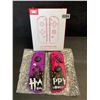 Image 2 : 1 Set of Joycon Controllers for Nintendo Switch - Pink/Purple Halloween Design - New