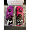Image 3 : 1 Set of Joycon Controllers for Nintendo Switch - Pink/Purple Halloween Design - New