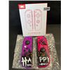 Image 2 : 1 Set of Joycon Controllers for Nintendo Switch - Pink/Purple Halloween Design - New