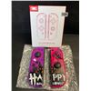 Image 2 : 1 Set of Joycon Controllers for Nintendo Switch - Pink/Purple Halloween Design - New