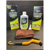 Image 2 : 2 Oleciya Mold Stain Cleaner/Mold Remover Gel Kits - 150ml each w/ Cleaner Brush 