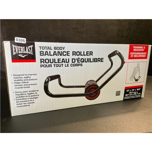 1 Everlast Fit Total Body Balance Roller for Training & Recovery - New in Box