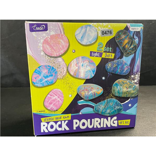 1 Laoese 2-in-1 Rock Painting Art Kit - Glow In The Dark Rock Painting/Arts & Crafts Kit - New