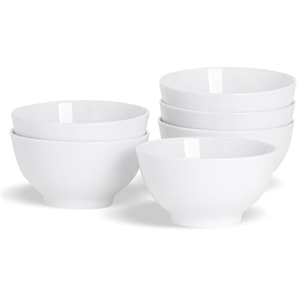 6-Pack Box of Argon Tableware Rice Bowls - 13cm Bowls - New in Box