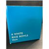 Image 3 : 6-Pack Box of Argon Tableware Rice Bowls - 13cm Bowls - New in Box