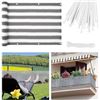 Image 1 : 1 Balcony/Patio Privacy Screen - 90 x 460cm Size - Grey/White; UV-Proof/Weather Resistant - New