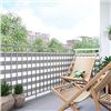 Image 2 : 1 Balcony/Patio Privacy Screen - 90 x 460cm Size - Grey/White; UV-Proof/Weather Resistant - New