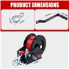 Image 2 : 1 TYT 1200lbs Heavy-Duty Hand Winch for Boat/Truck/Trailer/RV - New in Box!