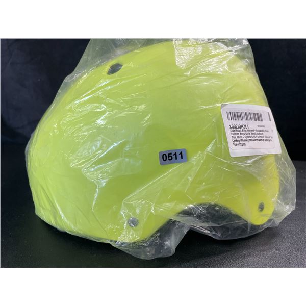 1 Skate/Bike Outdoor Helmet - Green - Brand New