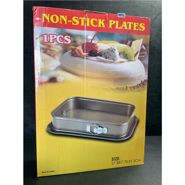 1 Non-Stick Large Rectangle Cheesecake/Spring Form Bakeware Pan - 15 x 10" x 3" Size - New