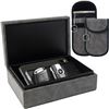 Image 1 : 1 RFID-Blocking Storage Box Kit w/ 2 Pouches - For Storing Car Key Fobs, Wallets, etc. Brand New