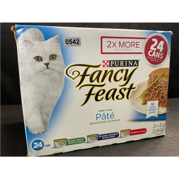 1 Case of Purina Fancy Feast Variety Pack Pate Wet Cat Food - 24 x 85g Cans - New