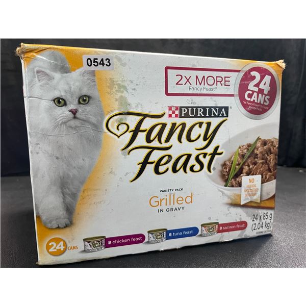1 Case of Purina Fancy Feast Variety Pack Grilled in Gravy Wet Cat Food - 24 x 85g Cans - New