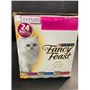 Image 2 : 1 Case of Purina Fancy Feast Variety Pack Grilled in Gravy Wet Cat Food - 24 x 85g Cans - New