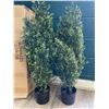 Image 2 : 2 Artificial 3FT-Tall Topiary Trees/Potted Artificial Plants for Outdoors - Brand New!